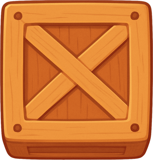 wooden box looking from top
