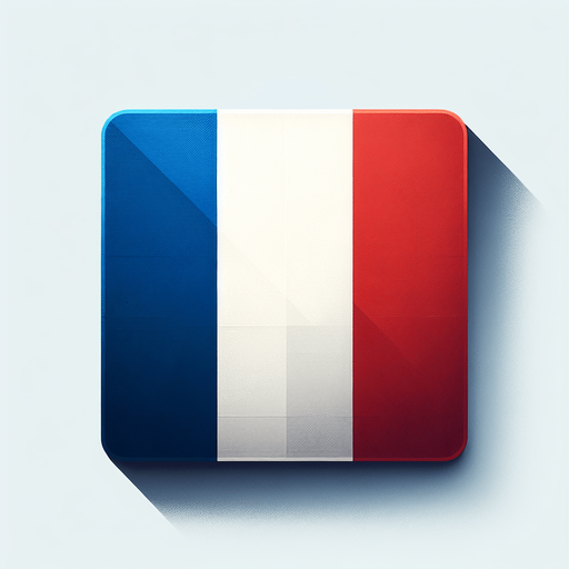 france flag. solid colors. flat..
Single Game Texture. In-Game asset. 2d. Blank background. High contrast. No shadows.