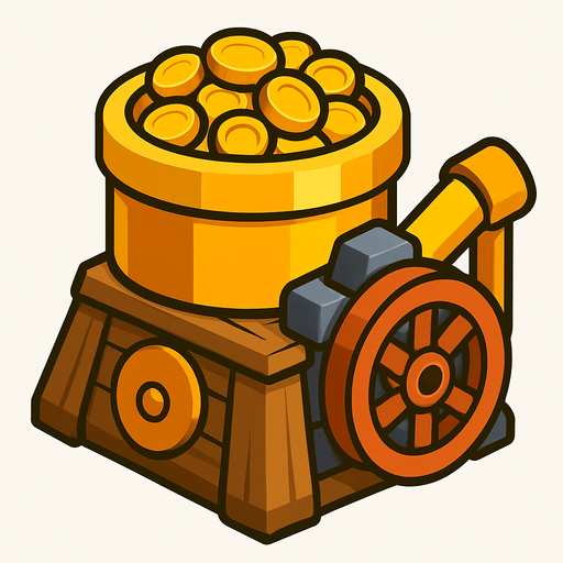 Gold mine of clash of clans.
In-Game asset.  2d.  High contrast.  No shadows