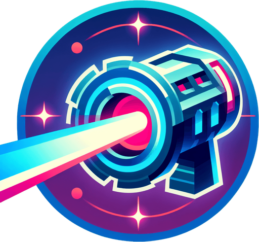 Leaser.
Single Game Texture. In-Game asset. 2d. Blank background. High contrast. No shadows.