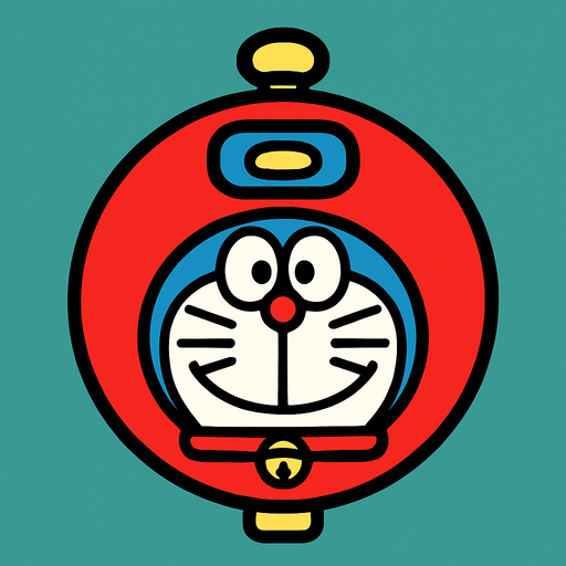 Doraemon gadget.
In-Game asset.  2d.  High contrast.  No shadows