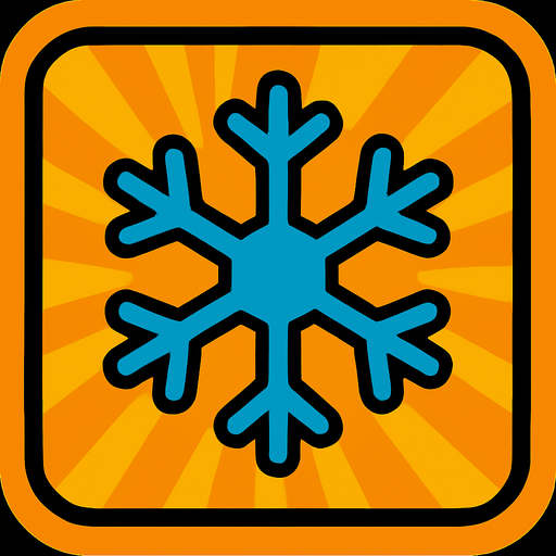 Вместо молнии синяя снежинка, все остальное без изменений