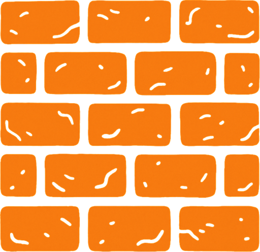 duvar (kare olsun düz kare ).
In-Game asset.  2d.  High contrast.  No shadows