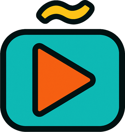 Diseño simple de una figura de reproducir ñ
In-Game asset.  2d.  High contrast.  No shadows