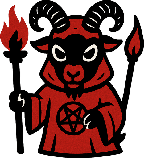 cultists animal.
In-Game asset.  2d.  High contrast.  No shadows