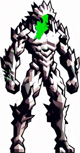 Make his body look destroyed, also make it cover with some green liquid