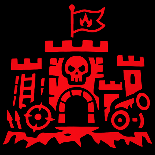 enemyBase.
In-Game asset.  2d.  High contrast.  No shadows