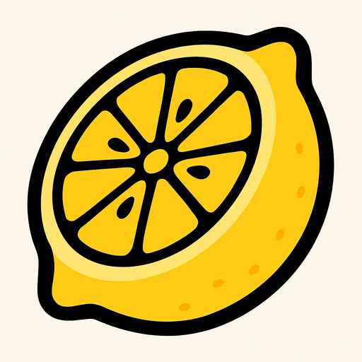 lemon.
In-Game asset.  2d.  High contrast.  No shadows