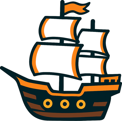 Ship.
In-Game asset.  2d.  High contrast.  No shadows