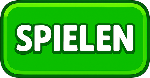 SPIELEN GREEN BUTTON.
In-Game asset.  2d.  High contrast.  No shadows