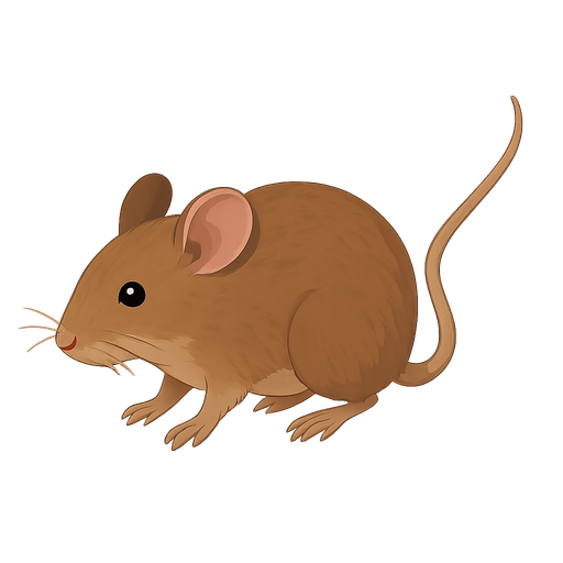 mouse. No background. Transparent background. Blank background. No shadows. 2d. In-Game asset. flat