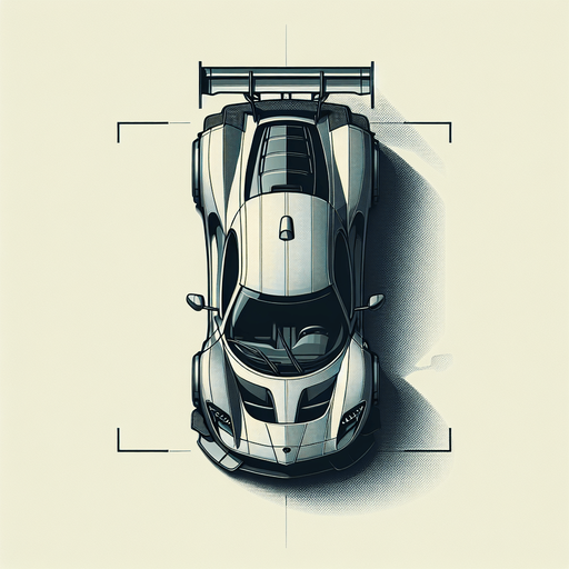 generatr a image of a car with style like lambougini. we need to see the car from the top Single Game Texture. In-Game asset. 2d. Blank background. High contrast. No shadows.