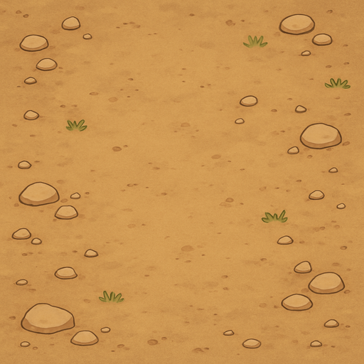 dirt ground. rpg. 2d. no shadows.