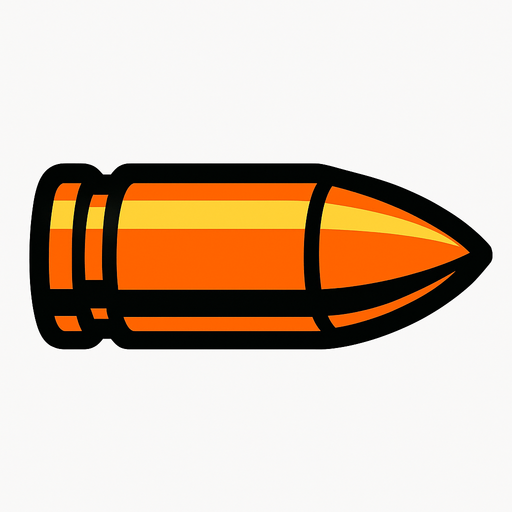 Bala.
In-Game asset.  2d.  High contrast.  No shadows