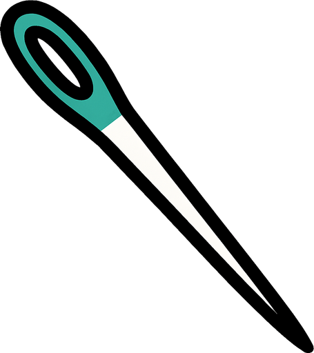 iğne.
In-Game asset.  2d.  High contrast.  No shadows