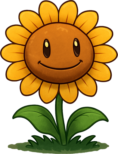 Girasol de juego plantas vs zombies.
In-Game asset