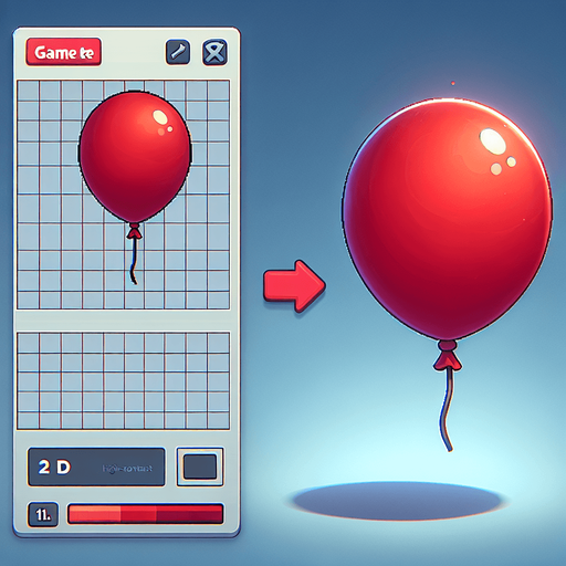 kırmızı balon.
Single Game Texture.  In-Game asset.  2d.  Blank background.  High contrast.  No shadows