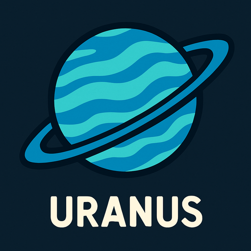 Uranus.
In-Game asset.  2d.  High contrast.  No shadows