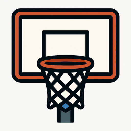 BASKET BALL HOOP.
In-Game asset.  2d.  High contrast.  No shadows
