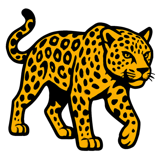 Leopar.
In-Game asset.  2d.  High contrast.  No shadows