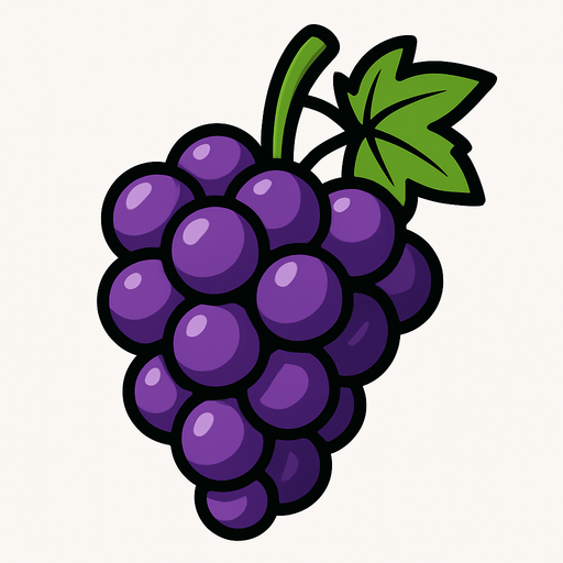 Üzüm.
In-Game asset.  2d.  High contrast.  No shadows