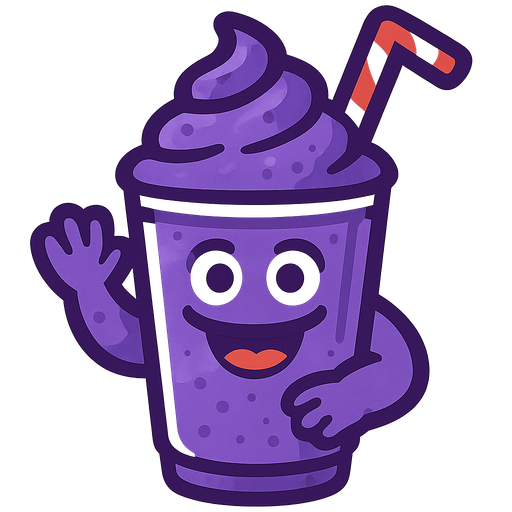 Grimace shake.
In-Game asset.  2d.  High contrast.  No shadows
