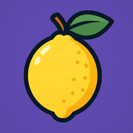 lemon.
In-Game asset.  2d.  High contrast.  No shadows
