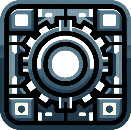 Settings Button. No extra stuff..
Single Game Texture. In-Game asset. 2d. Blank background. High contrast. No shadows.