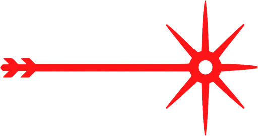 Laser only.
In-Game asset.  2d.  High contrast.  No shadows