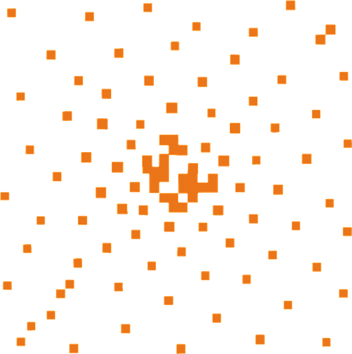 Particles are scattered around scattered particles pixel art less pixel.
In-Game asset.  2d.  High contrast.  No shadows