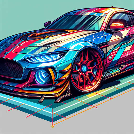 Car 🚗.
Single Game Texture. In-Game asset. 2d. Blank background. High contrast. No shadows.