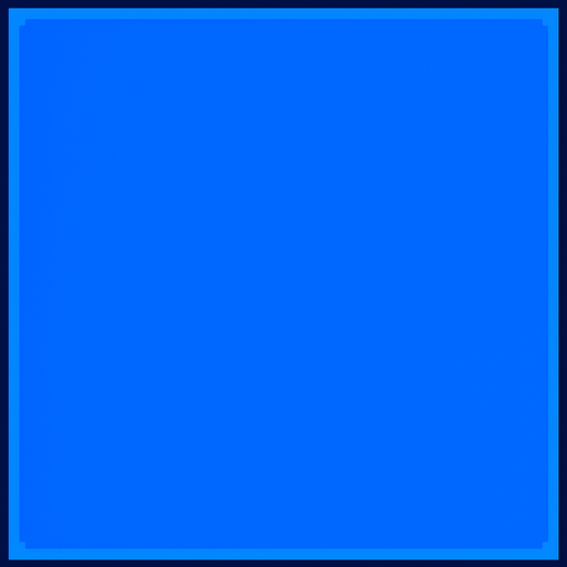 Just the color blue filling the entire space.
In-Game asset.  2d.  High contrast.  No shadows