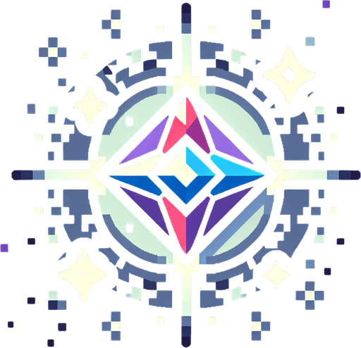 Mana_icon pixel.
Single Game Texture. In-Game asset. 2d. Blank background. High contrast. No shadows.