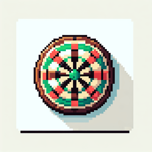 Cartoon flat dart board.
Single Game Texture. In-Game asset. 2d. White background. High contrast. No shadows.