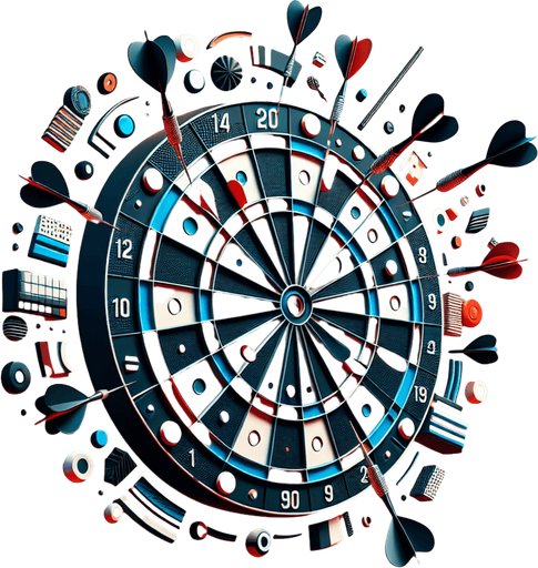 фон для дартса.
Single Game Texture. In-Game asset. 2d. Blank background. High contrast. No shadows.