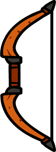 Bow: make it face 90 degrees
In-Game asset.  2d.  High contrast.  No shadows