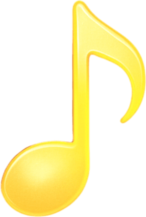 A single glowing yellow melody symbol in the center, surrounded by soft blue light, abstract sound waves gently radiating outward, dreamy and minimalistic background, magical atmosphere, high contrast lighting, perfect for a music-themed game, 4K, highly detailed.
In-Game asset.  2d.  High contrast.  No shadows