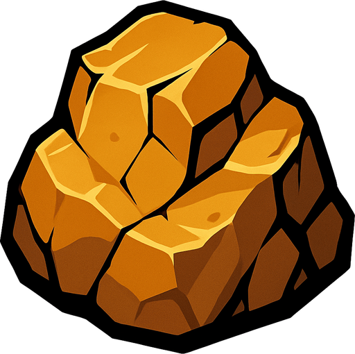 rock.
In-Game asset.  2d.  High contrast.  No shadows