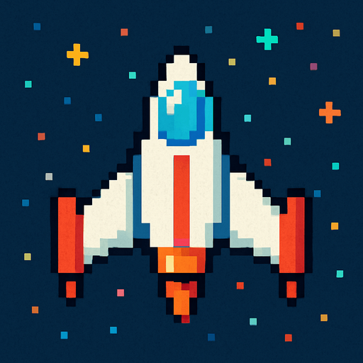 8 bit space ship