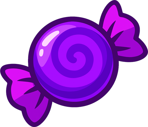 candy purple.
In-Game asset.  2d.  High contrast.  No shadows