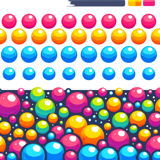 Bubbles.
Single Game Texture.  In-Game asset.  2d.  Blank background.  High contrast.  No shadows