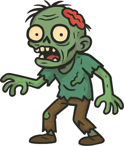 draw a single zombie.
No shadows