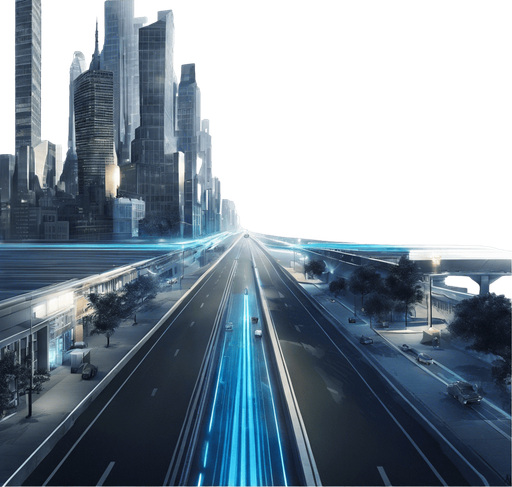 create a front facing road