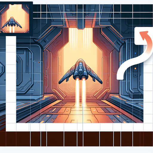 alien spaceship heading down.
Single Game Texture. In-Game asset. 2d. Blank background. High contrast. No shadows.