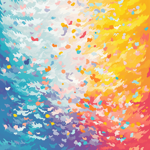 Multi color chaotic noise, primary colors
Single Game Texture. In-Game asset. 2d. Pixelart. White background. Blank background. Low detail. High contrast.