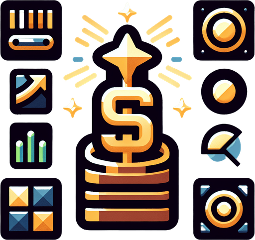 Powerup about cash.
Single Game Texture. In-Game asset. 2d. Blank background. High contrast. No shadows.