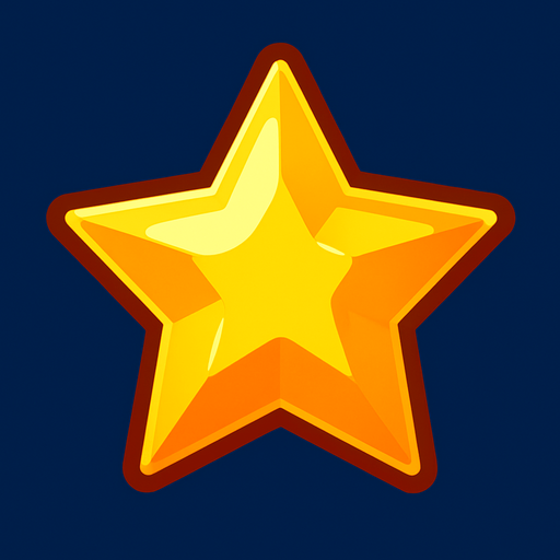 star.
In-Game asset.  2d.  High contrast.  No shadows