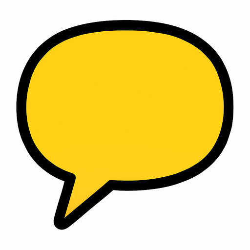 speechbubble.
In-Game asset.  2d.  High contrast.  No shadows