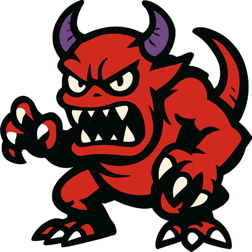 enemy.
In-Game asset.  2d.  High contrast.  No shadows