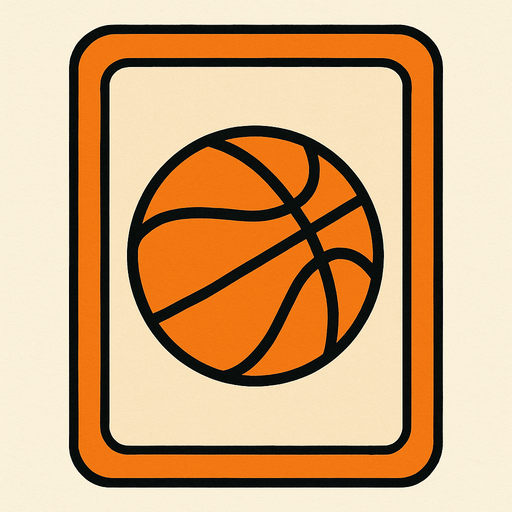 Create an image for a memory game's card's front with an icon of a play ball.
In-Game asset.  2d.  High contrast.  No shadows